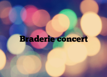 Braderie concert